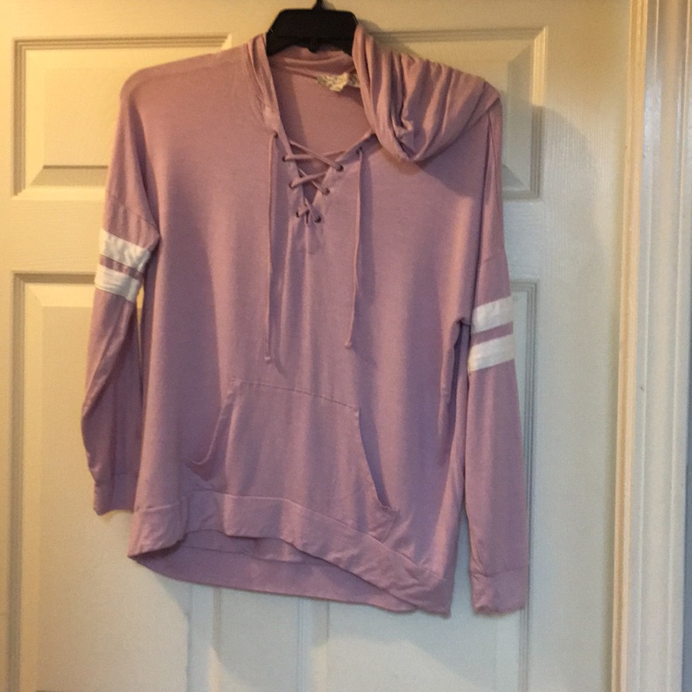 Pink Republic long sleeve hoodie shirt size XL